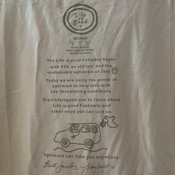 Vintage Life is Good Shirt - Picture 3 of 3